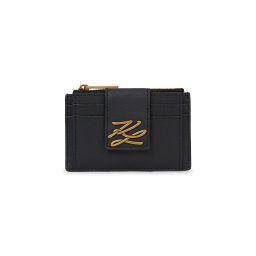 Karl Lagerfeld Etui ' K/Autograph Kartenetui mit Reißverschluss ' negru
