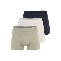 JACK & JONES Boxeri 'JACGOBS' crem / bleumarin / verde pastel