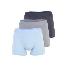 JACK & JONES Boxeri 'JACGOBS' bleumarin / albastru deschis / gri