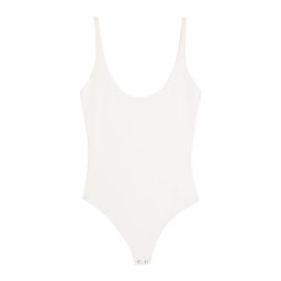 Bershka Tricou body fildeş