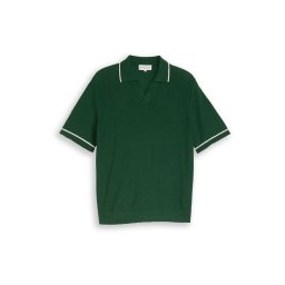 TOM TAILOR Pulover verde pin / alb
