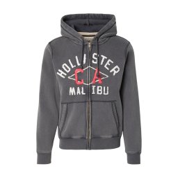 HOLLISTER Hanorac roșu / negru / alb