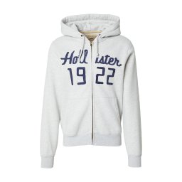 HOLLISTER Hanorac bleumarin / gri deschis