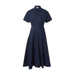 TOMMY HILFIGER Rochie tip bluză 'Fit And Flare Midi' bleumarin