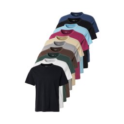 Abercrombie & Fitch Tricou 'CLASSIC ESSENTIAL' nisipiu / albastru / bleumarin / albastru deschis / maro / gri / verde închis / roz închis / negru / a
