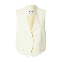 PIECES Vestă 'PCNIMORA' galben deschis