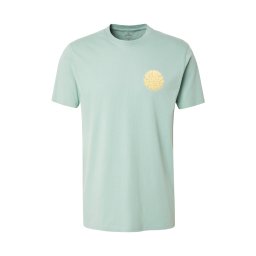 RIP CURL Tricou 'WETTIE PASSAGE' galben / verde mentă