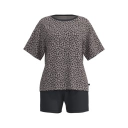 TOM TAILOR Pantaloni scurți maro cappuccino / gri metalic
