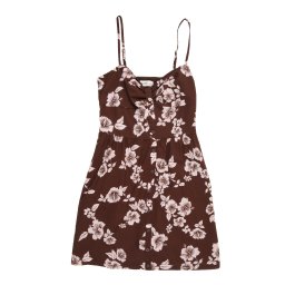 HOLLISTER Rochie de vară crem / ciocolatiu