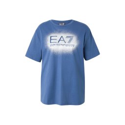 EA7 Emporio Armani Tricou albastru / alb