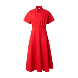 TOMMY HILFIGER Rochie tip bluză 'Fit And Flare Midi' roșu neon