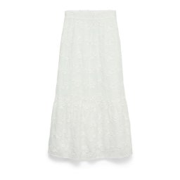 VERO MODA Fustă 'VMElisa' alb