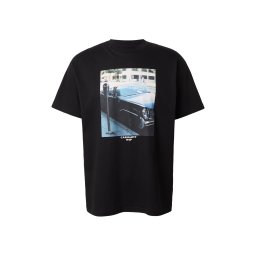 Carhartt WIP Tricou 'Warm Views' verde închis / portocaliu închis / negru / alb