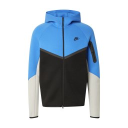 Nike Sportswear Hanorac 'Tech Fleece' azur / gri deschis / negru