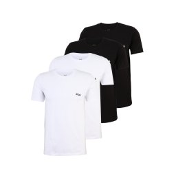 FILA Tricou negru / alb