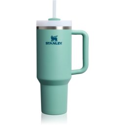 Stanley Quencher H2.O FlowState™ Tumbler pahar din oțel inoxidabil cu pai mare Spring Green 1180 ml