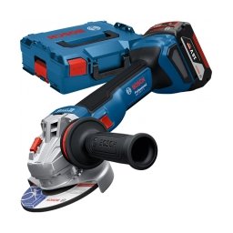 Bosch - GWS 18V-11 S - Polizor unghiular cu 1 acumulator si incarcator, Li-Ion, 18 V, 5 Ah, 125 mm, valiza speciala
