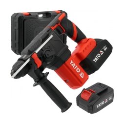 Yato - YT-827722 - Rotopercutor SDS-Plus cu 2 acumulatori si incarcator, Li-Ion, 18 V, 4 Ah, 2.5 J, valiza plastic