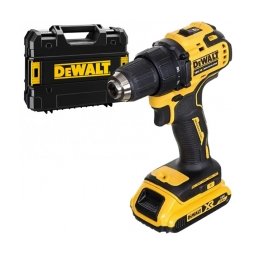 DeWalt - DCD708D1T - Masina de gaurit si insurubat cu 1 acumulator si incarcator, Li-Ion, 18 V, 2 Ah, 65 Nm, valiza speciala