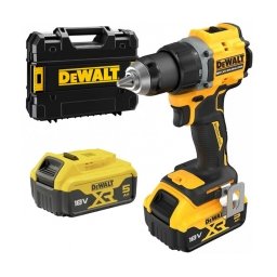 DeWalt - DCD794P2T - Masina de gaurit si insurubat cu 2 acumulatori si incarcator, Li-Ion, 18 V, 5 Ah, 74 Nm, valiza speciala