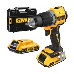 Dewalt - DCD799D2T - Masina de gaurit si insurubat cu percutie cu 2 acumulatori, Li-Ion, 18 V, 2 Ah, 74 Nm, motor fara perii, led iluminare, valiza speciala