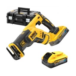 Dewalt - DCS367H2T - Fierastrau sabie cu 2 acumulatori, Li-Ion, 18 V, 5 Ah, 28.6 mm, valiza speciala