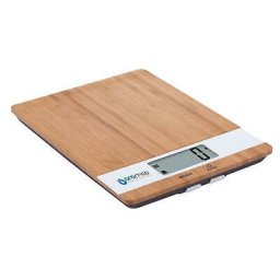 Cantar de bucatarie din lemn natural de bambus 5kg 1 g
