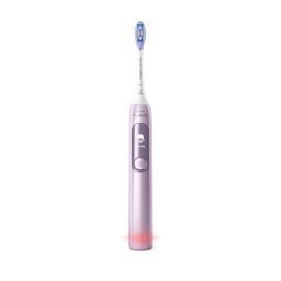 Periuta de dinti electrica cu display, 5 moduri de periere, senzor de presiune vizual, o intensitate, contine: un capat de periere G3 Gum Care, un incarcator, culoare roz metalic