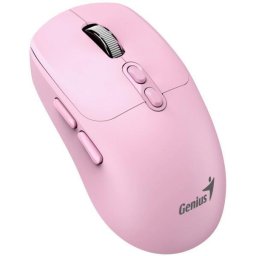 Mouse MOUSE Genius "NX-8080S", PC sau NB, wireless 2.4GHz, Bluetooth, optic, 1600 dpi, butoane/scroll 6/1, acumulator, buton Copilot, roz, "31030042403" (timbru verde 0.18 lei) 4710268262497