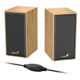 Accesoriu BOXE GENIUS 2.0, RMS: 6W (2 x 3W), USB power, pine wood, #SP-HF180" #31730029404" (timbru verde 0.8 lei)