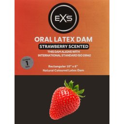 Prezervativ EXS Oral Latex Dam Capsuni