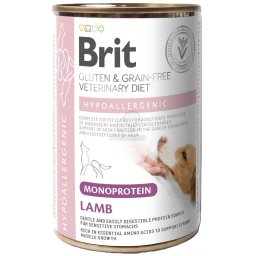 Brit Veterinary Diet Hypoallergenic Monoprotein conservă - miel 400 g