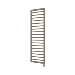 Vertaduro - Radiator de baie ADEL cu termostat, 600 W, 172 x 50 cm, taupe