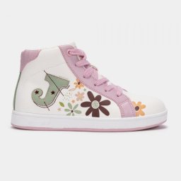 Pantofi Sport Copii JOMA Flower Jr 2502 Piele Sintetică Alb/Roz - Roz, 35