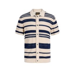 JACK & JONES Polo Jprbluhamilton Button Through Ss 12294991 19-4111 TCX pageant blue