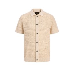 JACK & JONES Polo Jprbluhamilton Button Through Ss 12294991 12-0705 TCX sea pearl