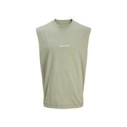 JACK & JONES T-Shirt Jornorrebro Emb Sl Crew Neck 12292009 16-6008 TCX seagrass
