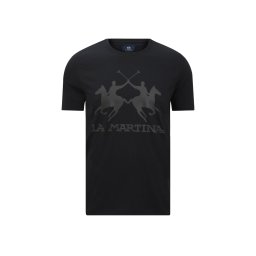 LA MARTINA T-Shirt 3LMMCR001 09999 black