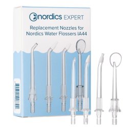 Set 4 duze pentru irigatorul dentar Nordics IA44, Igiena orala completa, Transparent
