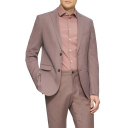 s.Oliver BLACK LABEL Sacou elegant barbati, croiala Slim fit, Liliac inchis (SELECTATI MARIMEA: 56)