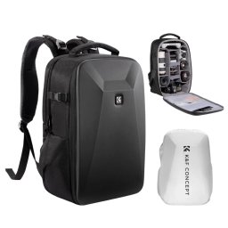 K-F CONCEPT Hardshell profesional cameră rucsac 22L 15.6 laptop buzunar negru