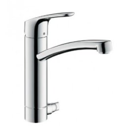 Baterie bucatarie Hansgrohe gama Focus 220, crom, cu ventil