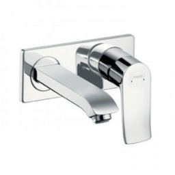 Baterie lavoar incastrata Hansgrohe pipa 165mm gama Metris, crom
