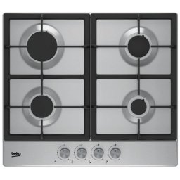 Plita pe Gaz Beko HIAG64225SX | 60cm, 4 Arzatoare, Inox, Aprindere Integrata