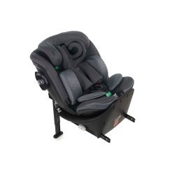 Scaun auto, be cool, wagon i-size, rotire 360 grade, 40 - 150 cm, 0 - 36 kg, cu isofix si picior stabilizator, cu protectie laterala de siguranta, conform cu standardul european de securitate ece r129, be antracita
