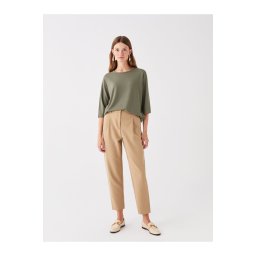 LC Waikiki Women's Standard Fit pantaloni drepți
