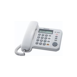 Telefon fix Panasonic KX-TS580FXW caller ID Alb