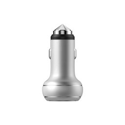 Incarcator auto Devia 2.4A Thor Dual USB Emergency Hammer Silver