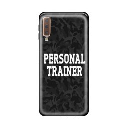 Husa Lemontti Silicon Art Personal Trainer pentru Samsung Galaxy A7 2018
