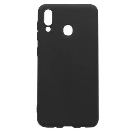 Husa Lemontti Silicon Silky Negru pentru Samsung Galaxy M20